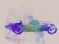 Bugatti Type 35 R Watercolor 2 Fine Art Print