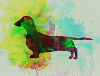 Dachshund Watercolor Fine Art Print