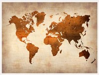 World  Map 7 Fine Art Print