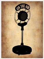 Vintage Radio Microphone Fine Art Print
