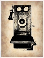 Vintage Phone 1 Framed Print