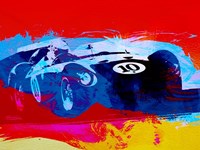 Maserati on the Race Track 1 Fine Art Print