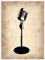 Vintage Microphone Fine Art Print