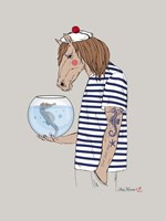 Horse Sailor Fine Art Print