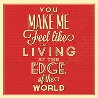 Living At The Edge Fine Art Print