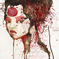 Girl with Forehead Tattoo Fine Art Print