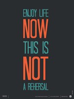 Enjoy Life Now Fine Art Print