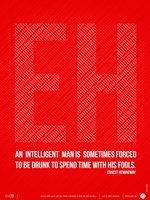 Ernest Hemingway Quote Fine Art Print