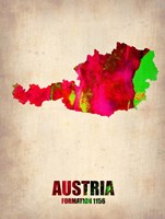 Austria Watercolor Fine Art Print