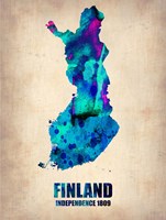 Finland Watercolor Fine Art Print
