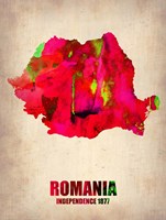 Romania Watercolor Fine Art Print