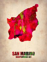 San Marino Watercolor Fine Art Print