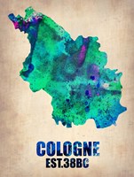Cologne Watercolor Fine Art Print
