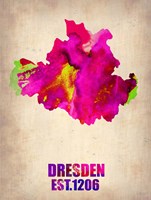 Dresden Watercolor Fine Art Print