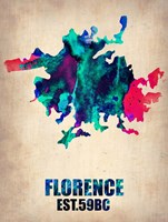 Florence Watercolor Fine Art Print