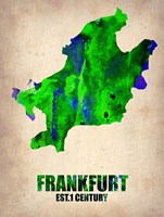 Frankfurt Watercolor Fine Art Print