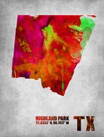 Highland Park Texas Fine Art Print