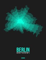 Berlin Radiant Map 3 Fine Art Print