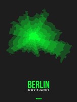 Berlin Radiant Map 4 Fine Art Print