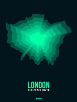 London Radiant Map 1 Fine Art Print