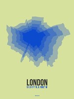 London Radiant Map 4 Fine Art Print