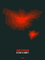Amsterdam Radiant Map 2 Fine Art Print