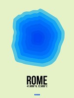 Rome Radiant Map 1 Fine Art Print