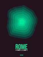 Rome Radiant Map 3 Fine Art Print