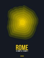 Rome Radiant Map 4 Fine Art Print