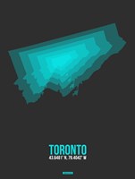 Toronto Radiant Map 2 Fine Art Print