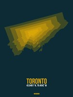 Toronto Radiant Map 3 Fine Art Print