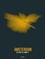 Amsterdam Radiant Map 3 Fine Art Print