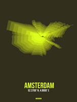 Amsterdam Radiant Map 5 Fine Art Print