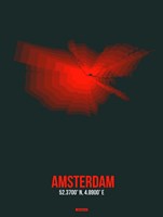 Amsterdam Radiant Map 6 Fine Art Print