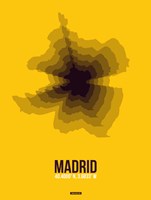 Madrid Radiant Map 3 Fine Art Print