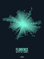 Florence Radiant Map 2 Fine Art Print