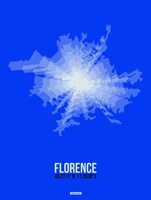 Florence Radiant Map 4 Fine Art Print