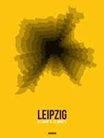 Leipzig Radiant Map 1 Fine Art Print