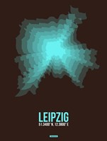 Leipzig Radiant Map 2 Fine Art Print