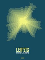 Leipzig Radiant Map 3 Fine Art Print