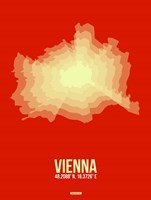 Vienna Radiant Map 1 Fine Art Print