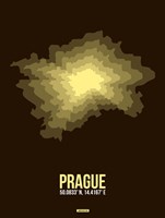 Prague Radiant Map 1 Fine Art Print