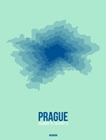 Prague Radiant Map 4 Fine Art Print