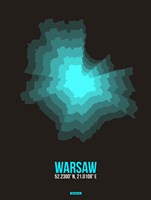 Warsaw Radiant Map 3 Fine Art Print
