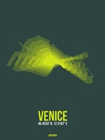 Venice Radiant Map 1 Fine Art Print