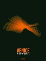 Venice Radiant Map 2 Fine Art Print