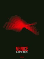 Venice Radiant Map 3 Fine Art Print