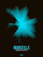 Marseille Radiant Map 2 Fine Art Print