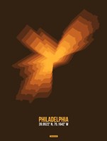Philadelphia Radiant Map 2 Fine Art Print