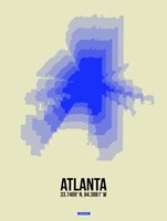 Atlanta Radiant Map 2 Fine Art Print